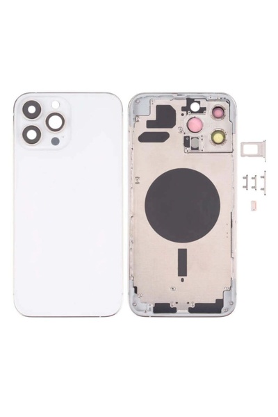 indirimplus iPhone 13 Pro Kasa Boş 13 pro Sim Kart Tepsili Yan Tuşlu ve Kamer...