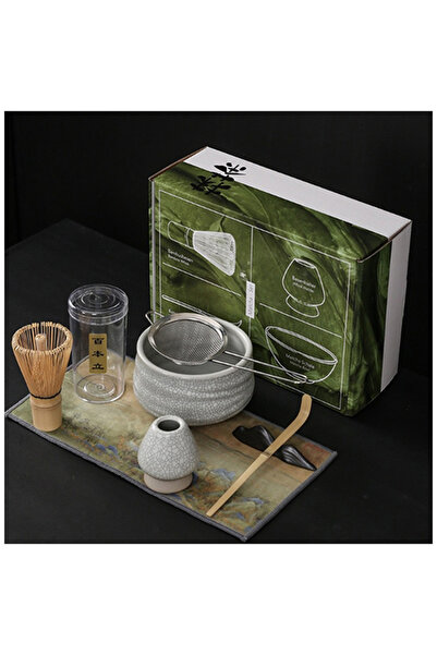 EHOME Matcha Tea Set, Matcha Bowl And Whisk Set, Matcha Starter Kit, Tea Ceremony Set For Matcha Making