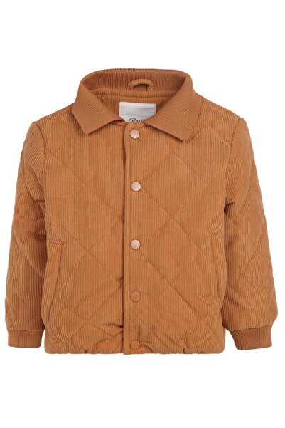 Civil Boys Shirt Collar 2-5 Years Old Coat - Orange 5-6 Years Old
