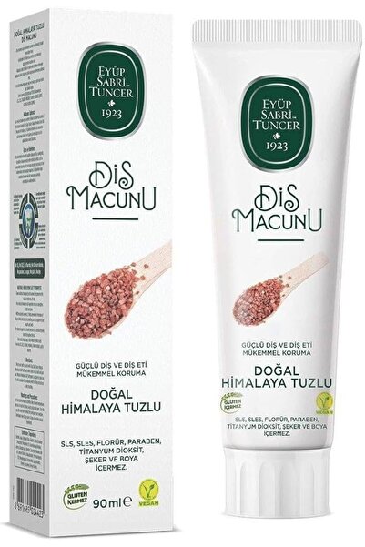 Eyüp Sabri Tuncer DOĞAL HİMALAYA TUZU DİŞ MACUNU 90 ML SLS,SLES,FLORÜR,ŞEKER ...