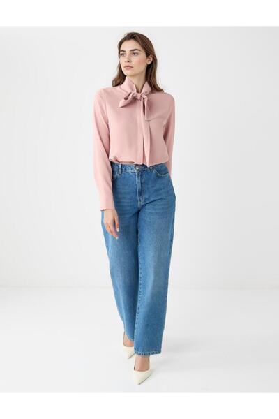 Jimmy Key Pink Straight Cut Halter Neck Woven Shirt