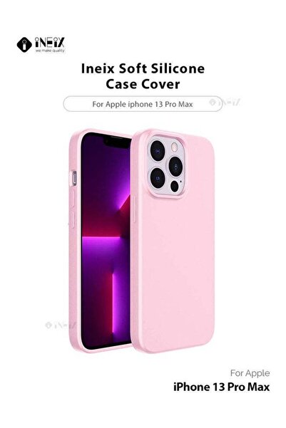 ineix غطاء سيليكون ناعم لهاتف Apple iPhone 13 Pro Max