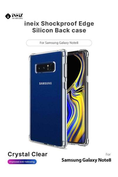 ineix غطاء سيليكون فائق المقاومة للصدمات لهاتف سامسونج جالاكسي نوت 8