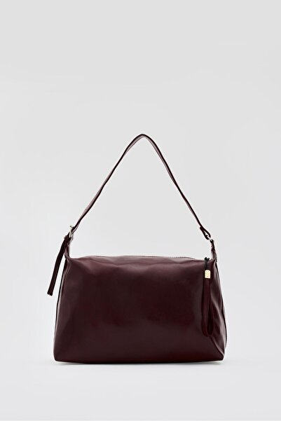 Shule Bags Gabrielle Casual Shoulder Bag Burgundy