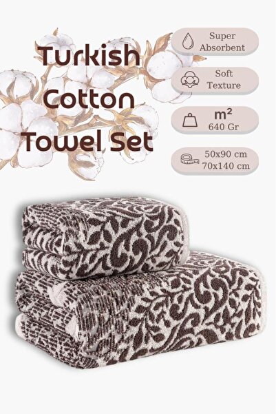 Karna Home Jacquard set peškira "Karna Premium" Veliki set peškira 50x90 - 70...