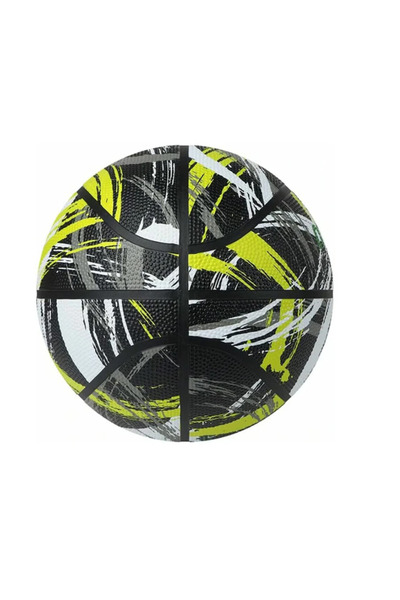 MOLTEN Rubber Black and Yellow Size 7 Basketball Ball B7F1601-Kg