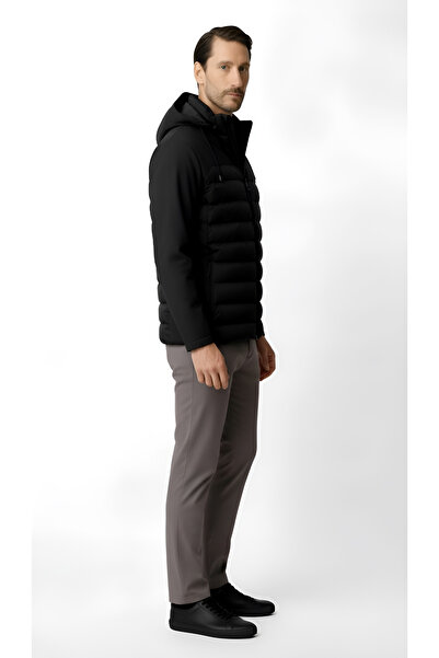 İgs Мъжко черно палто