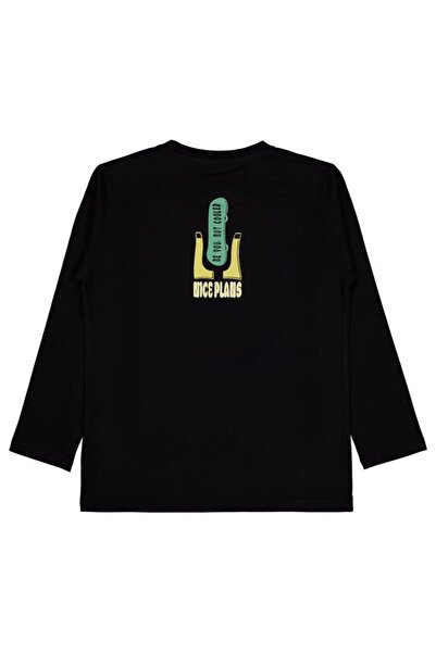 Civil Boys Be You but Cooler Printed 6-9 Years Old Sweatshirt - Black 7-8 Yea...