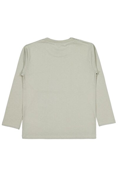 Civil Boys سويت شيرت بيسبال أثليتيكس مطبوع للأعمار من 6 إلى 9 سنوات - لون حجري داكن للأعمار من 6 إلى 7 سنوات