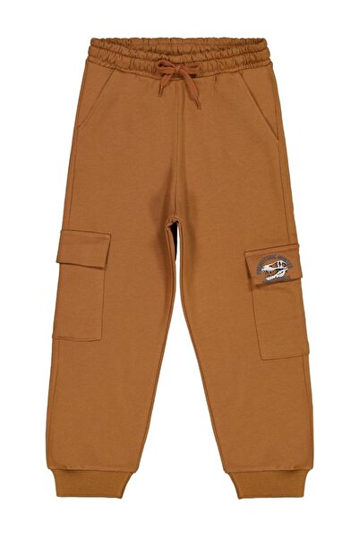 Civil Boys سروال رياضي للأطفال من عمر مطبوع إلى 6-9 سنوات - بني اللون من عمر ...