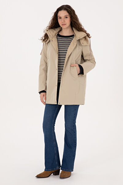 U.S. Polo Assn. Women's Dark Beige Coat 50308623-Vr088