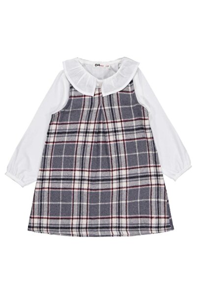Civil Girls Peter Pan collar 2-5 Years Old Dress - Gray 2-3 Years Old