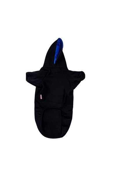 Yumuşak Tüylü Patiler Cat - Dog Outfit Black Hoodie - Large Breed