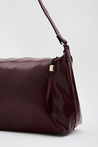 Shule Bags Gabrielle Casual Shoulder Bag Burgundy