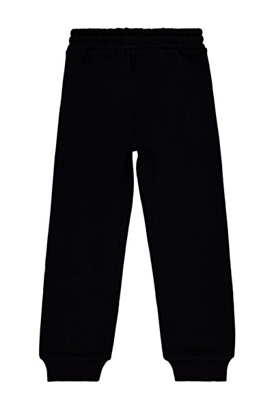 Civil Boys Cep Altı Yazı Printed 10-13 Years Old Sweatpants - Black 12-13 Yea...