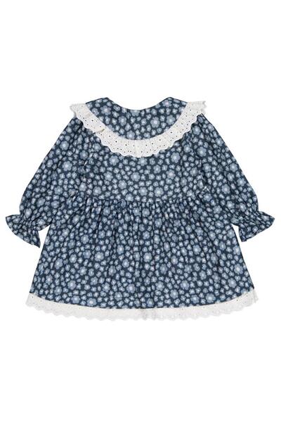 Pierre Cardin 2-5 Yaş Elbise - Mavi 5-6 Yaş