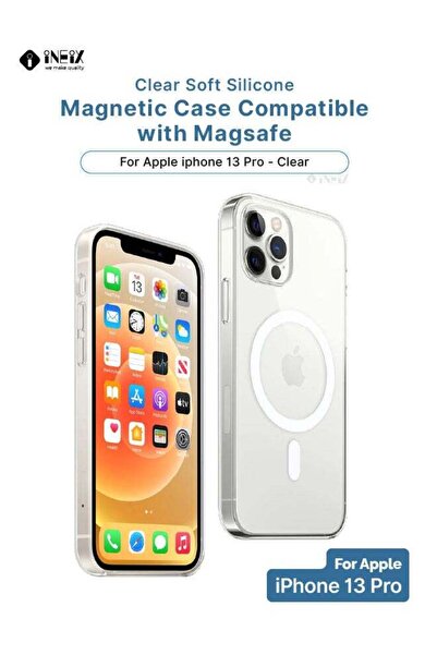 ineix جراب مغناطيسي ناعم من السيليكون متوافق مع Magsafe لجهاز iPhone 13 Pro