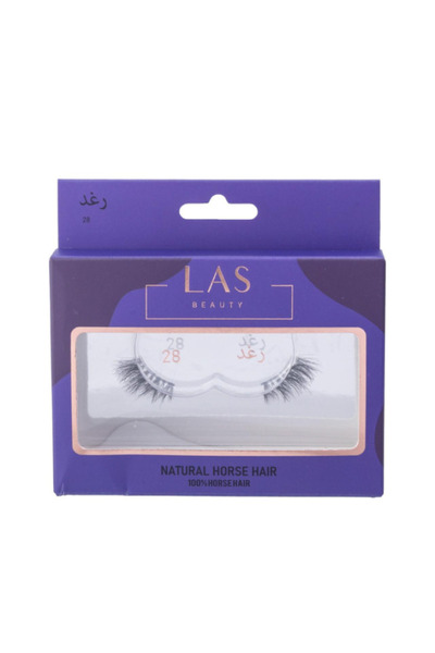 LAS BEAUTY رموش رقم 28 من لاس بيوتي