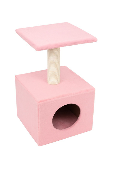 CASA PUFOSULUI Lola Cat Tree – with House and Scratching Post