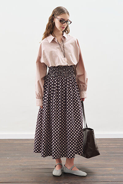 Manuka Crop Balon Form Shirt Soft Pink