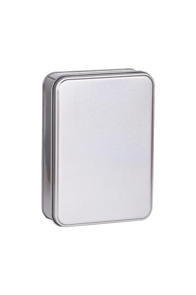 AMBALAJ PAZARI Gümüş Metal Kutu 19x13,5x4,5 cm