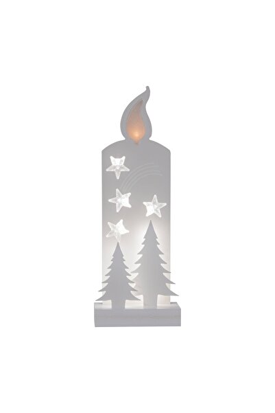 Eglo Grandy Candle Decoration 411414, 12 LEDs Warm Light, H 36 cm, Indoor, Battery Powered