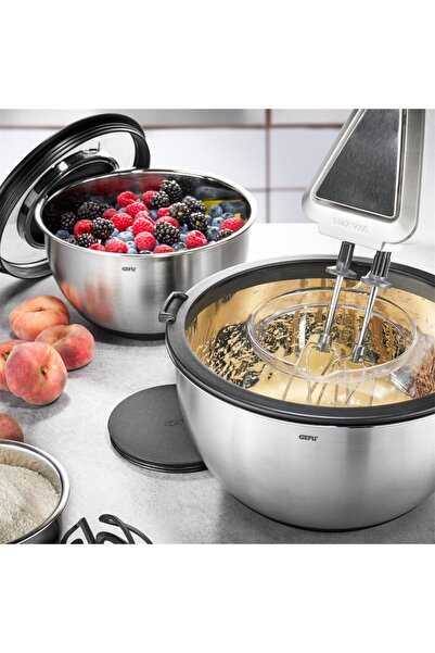 GEFU Muovo 2 Szt Miski Kuchenne ZE Stali Nierdzewnej Z Pokrywką