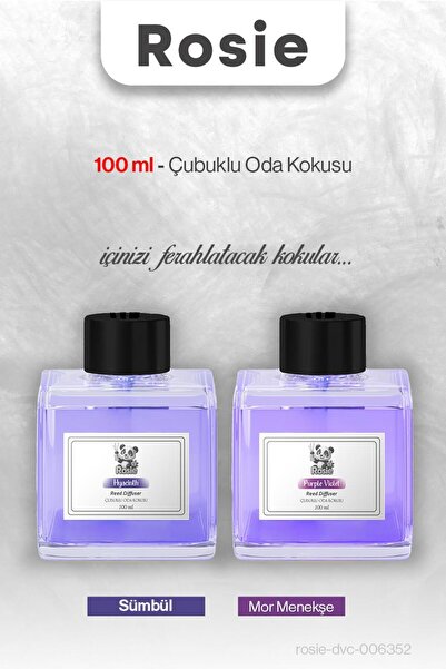 Rosie Sümbül ve Mor Menekşe Çubuklu Oda Kokusu 100 ml