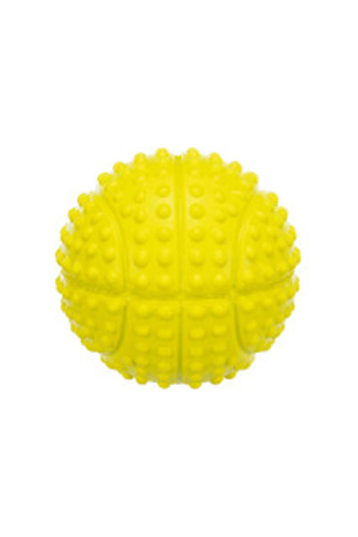 Trixie Jucărie pentru câini, minge sport, cauciuc, cu sunet, 5,5 cm, lime