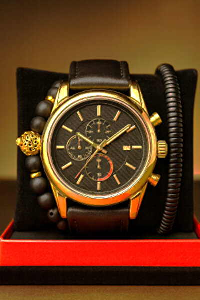 AndraRose Styles Set Ceas + Bratari barbatesti - Noir Majesty Set