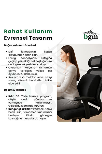 bgm Orthopedic Lumbar Cushion with Hard Sponge Support – Washable Cover, Hard Structure Orthopedic Pillow