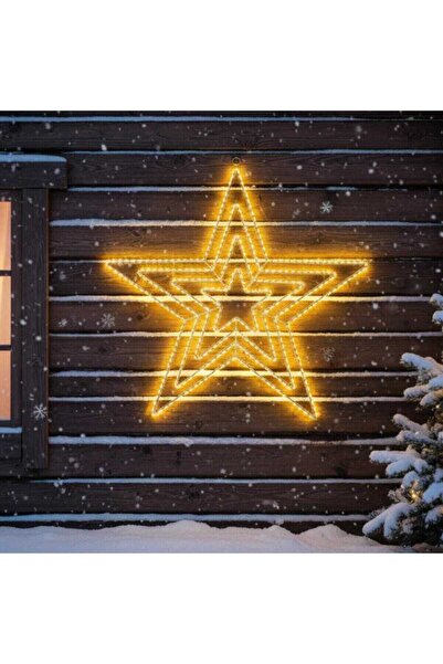 HOFF Decorațiune de Crăciun pentru exterior - Explozie de stele 4 în 1, 435 L...