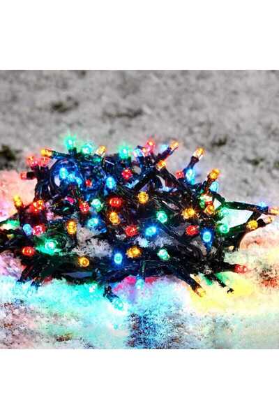 HOFF Șir luminos pentru brad de Crăciun, Hoff, 180 LED-uri, multicolor, 17,9 ...