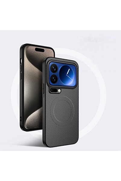 Generic Magnetic Case for Xiaomi 17 Pro , Premium Twill Texture, Fashion Shockproof Xiaomi 17 Pro Cover