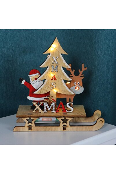 HOFF Decorațiune de Crăciun cu Moș Crăciun, 10 micro LED-uri cu lumină caldă,...