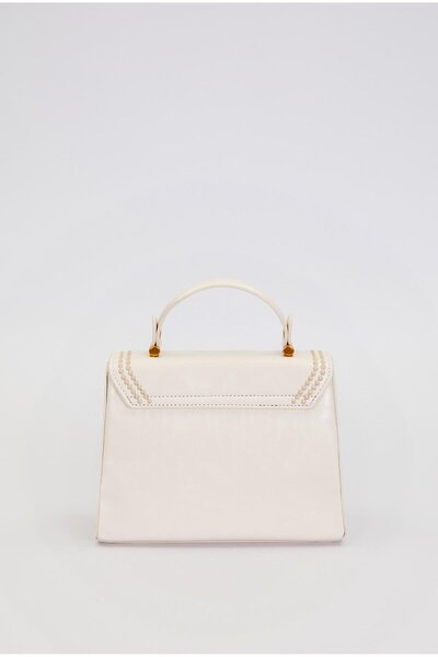 Levidor Cream Accessory Lockable Handbag