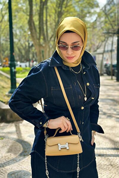 Levidor Kahve Gizli Cep Detaylı Omuz Çantası