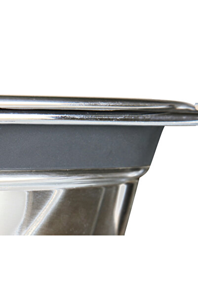 Trixie Set of 2 Stainless Steel Bowls with Metal Stand, 2×0.25 L