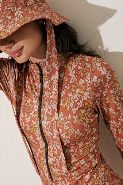 Manuka Tied Bucket Hat Terra Floral