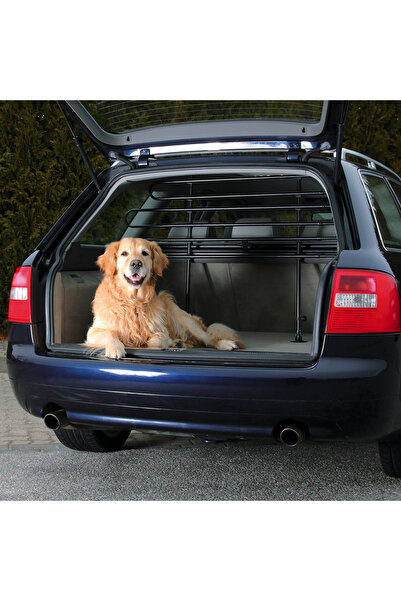 Trixie Barieră portbagaj auto, Lățime: 85-140 cm / Înălțime: 75-110 cm, Negru, 1315