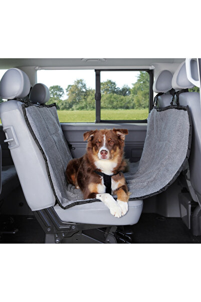 Trixie Husă de protecție pentru bancheta spate auto 1,45x1,60 m gri/negru