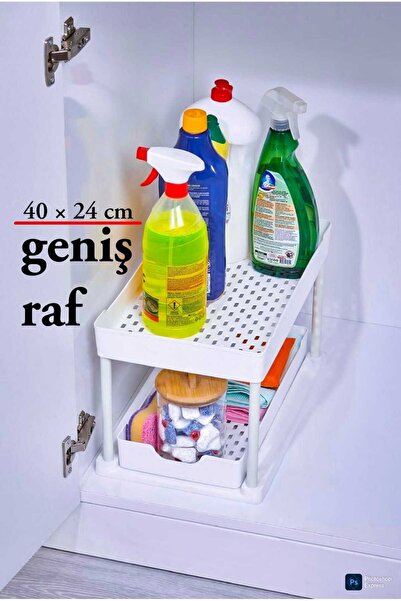 origa Beyaz 2'Lİ 2 Katlı Sürgülü Çekmece Dolap Içi Düzenleyici