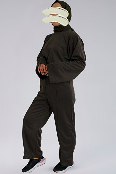 EN WOMAN Crop Pants Set - Seasonal Wide Sleeve Crop / Double Pocket Pants Bottom-Top Set