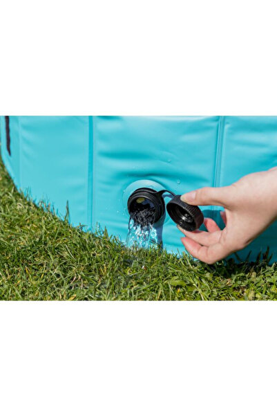 Trixie Piscină pentru câini, Plastic, 120x30 cm, Petrol/Gri, 39482