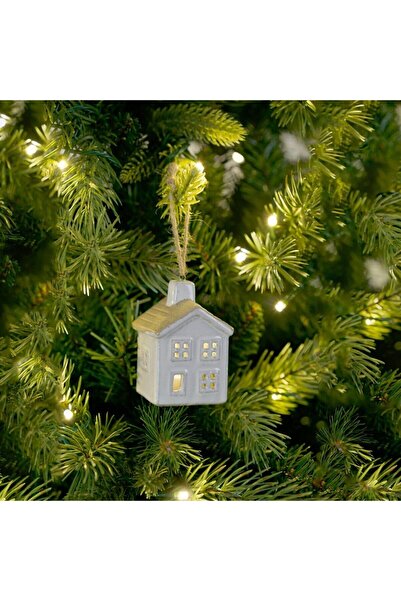 HOFF Decorațiune de Crăciun pentru casă, ceramică, Hoff, 1 LED, lumină caldă,...