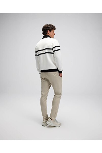 Ellesse Ανδρικό φούτερ EM619-OF Ανοιχτό λευκό