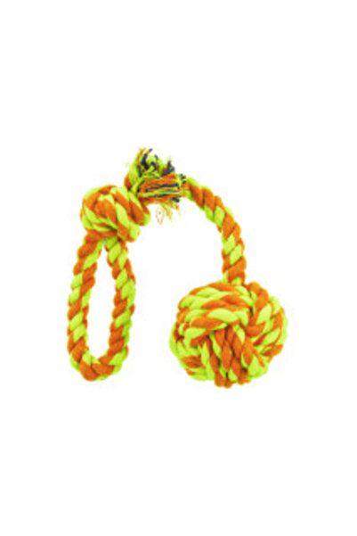 Trixie Dog Toy, Woven Rope with Ball, 5.5 cm / 30 cm