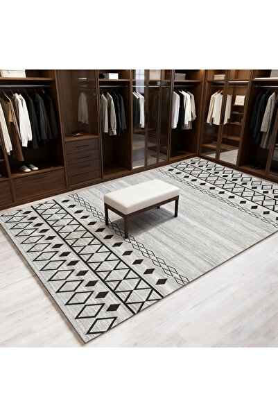 HayaBazaar Rectangular Soft Touch Multicolour Carpet ,Anti-Slip, Washable for Bedroom, Living Room