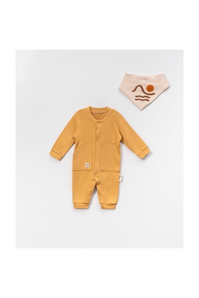 vovido بذلة للأطفال الذكور مع جيب مطرز