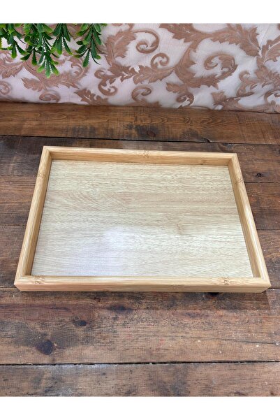 Bahar Home China Bamboo Double Tray